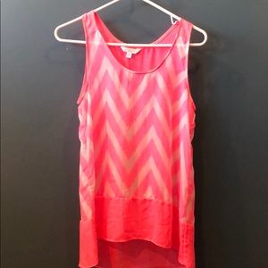 Pink tank top